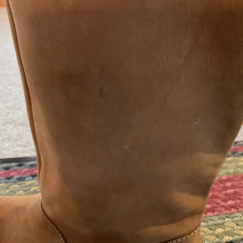 Born Suede Leather Tan Mid-Calf Women’s Boots, Sz 9 - Picture 13 of 14
